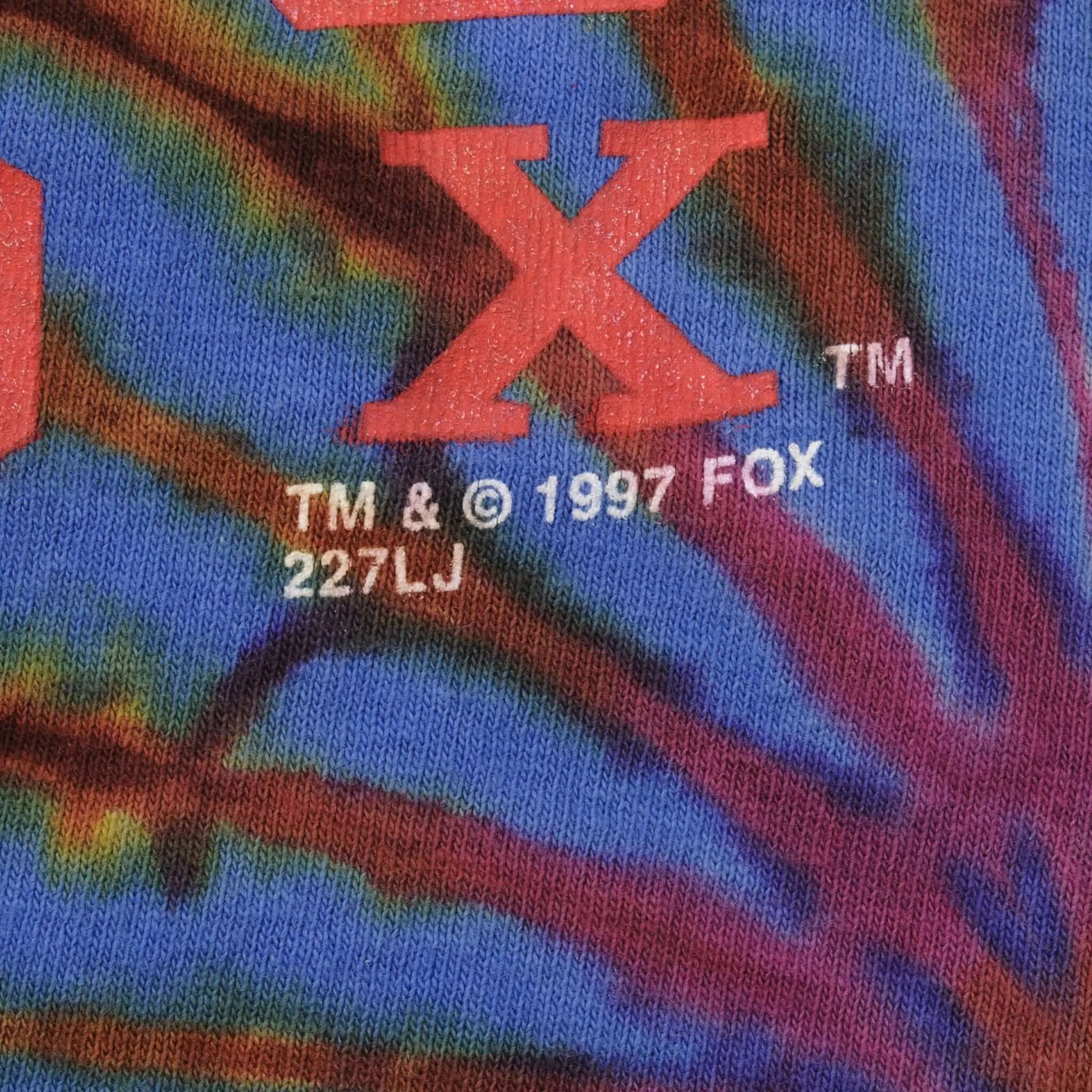 VINTAGE NFL TIE DYE NEW ENGLAND PATRIOTS TEE SHIRT 1997 SIZE LARGE MADE IN USA