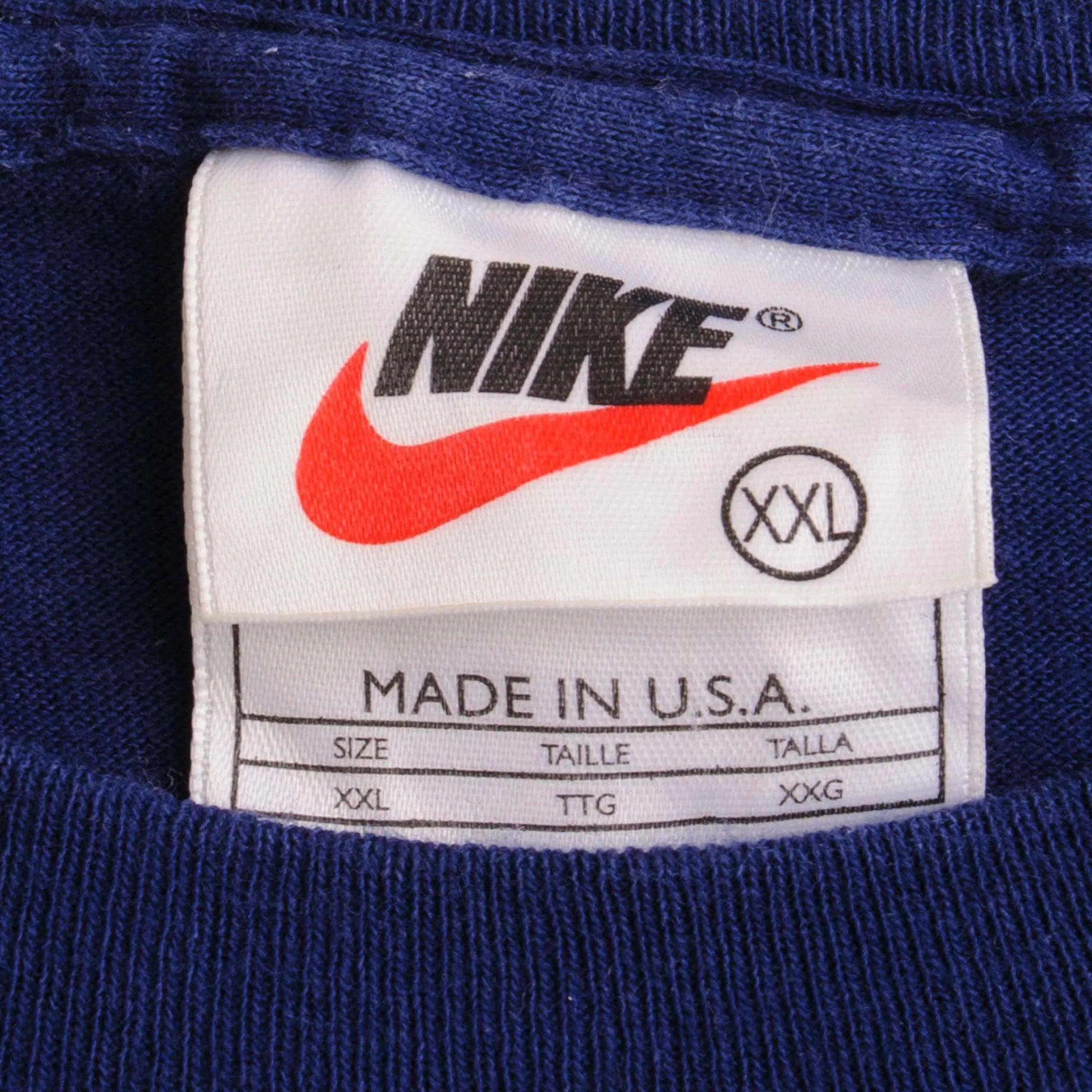 VINTAGE NIKE BASKETBALL TEE SHIRT LATE 1990S SIZE 2XL MADE IN USA