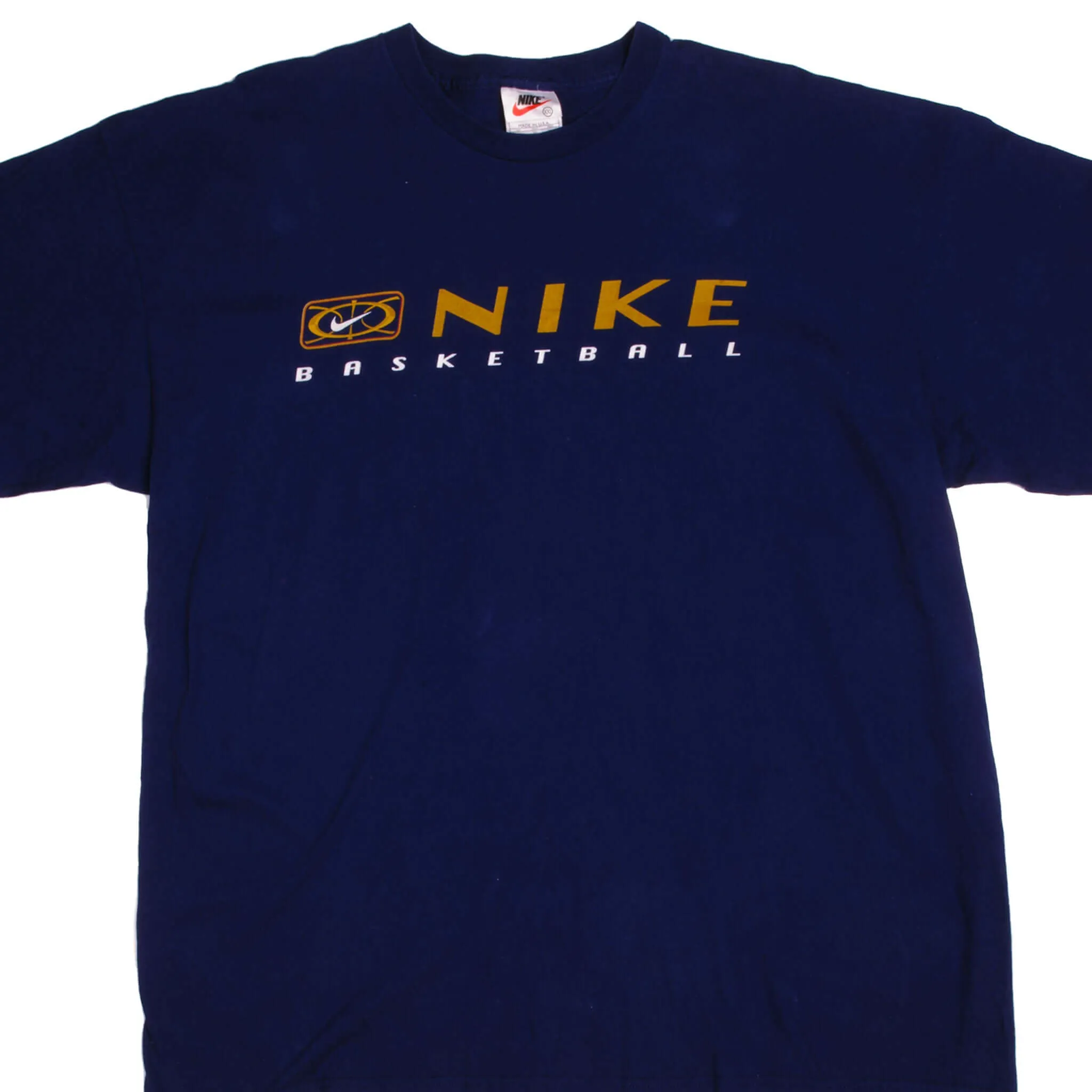 VINTAGE NIKE BASKETBALL TEE SHIRT LATE 1990S SIZE 2XL MADE IN USA