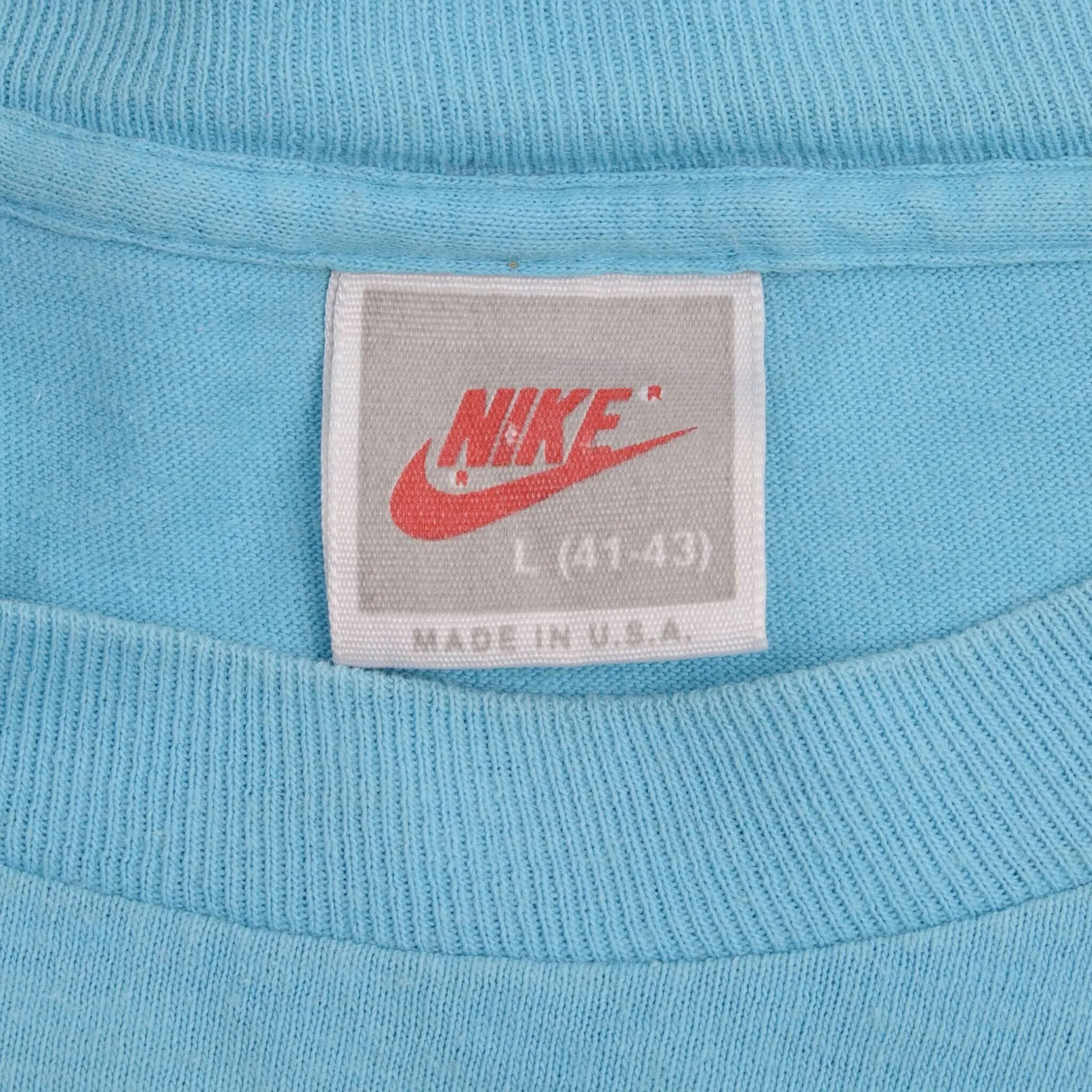 VINTAGE NIKE CHARLES BARKLEY TEE SHIRT LATE 1980S SIZE LARGE MADE IN USA