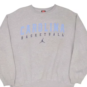 VINTAGE NIKE NCAA CAROLINA BASKETBALL GREY SWEATSHIRT 1990S SIZE XL