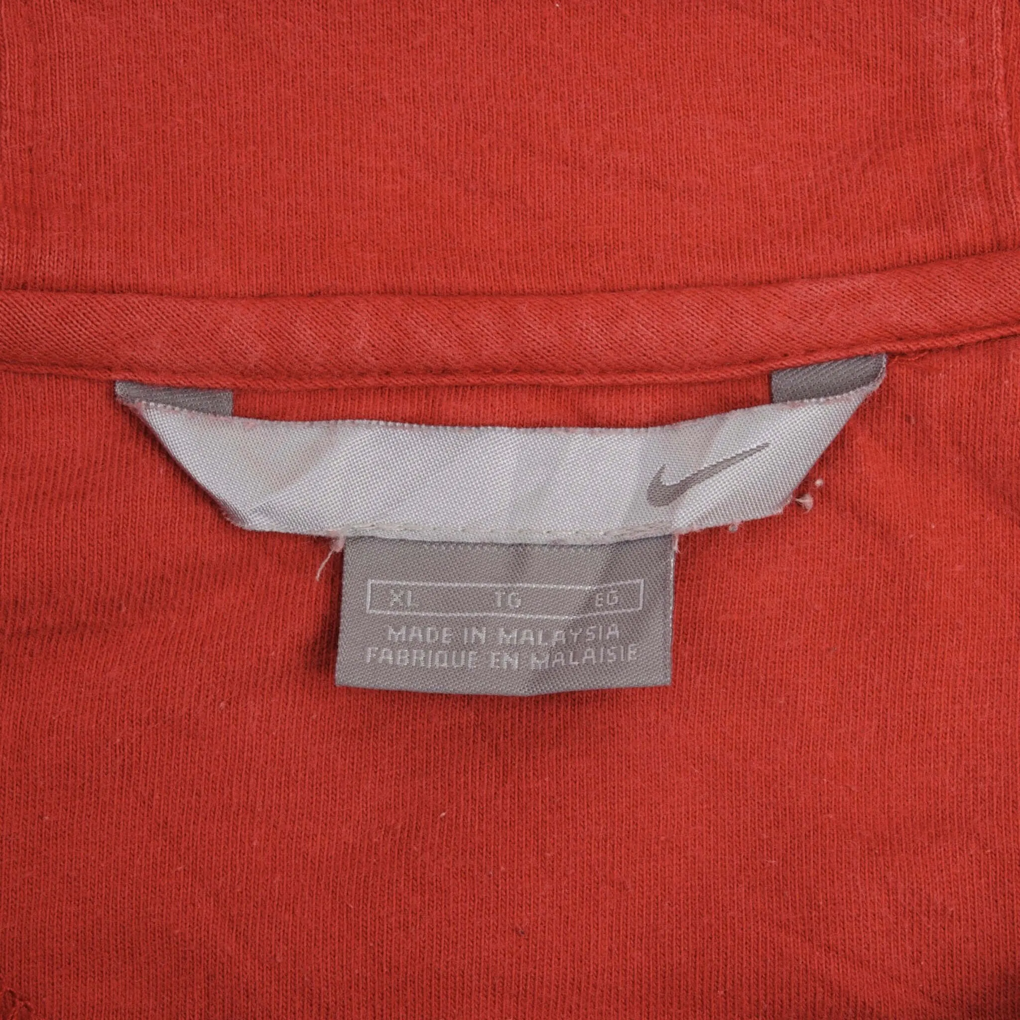 VINTAGE NIKE SWOOSH BASKETBALL GREY HOODIE SWEATSHIRT 2000S SIZE XL