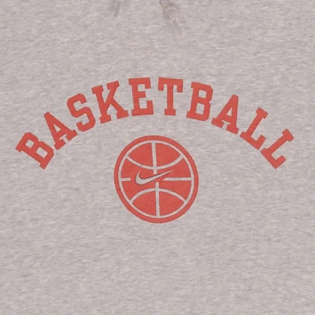 VINTAGE NIKE SWOOSH BASKETBALL GREY HOODIE SWEATSHIRT 2000S SIZE XL