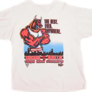 VINTAGE STARTER NBA CHICAGO BULLS TEE SHIRT 1996 SIZE LARGE