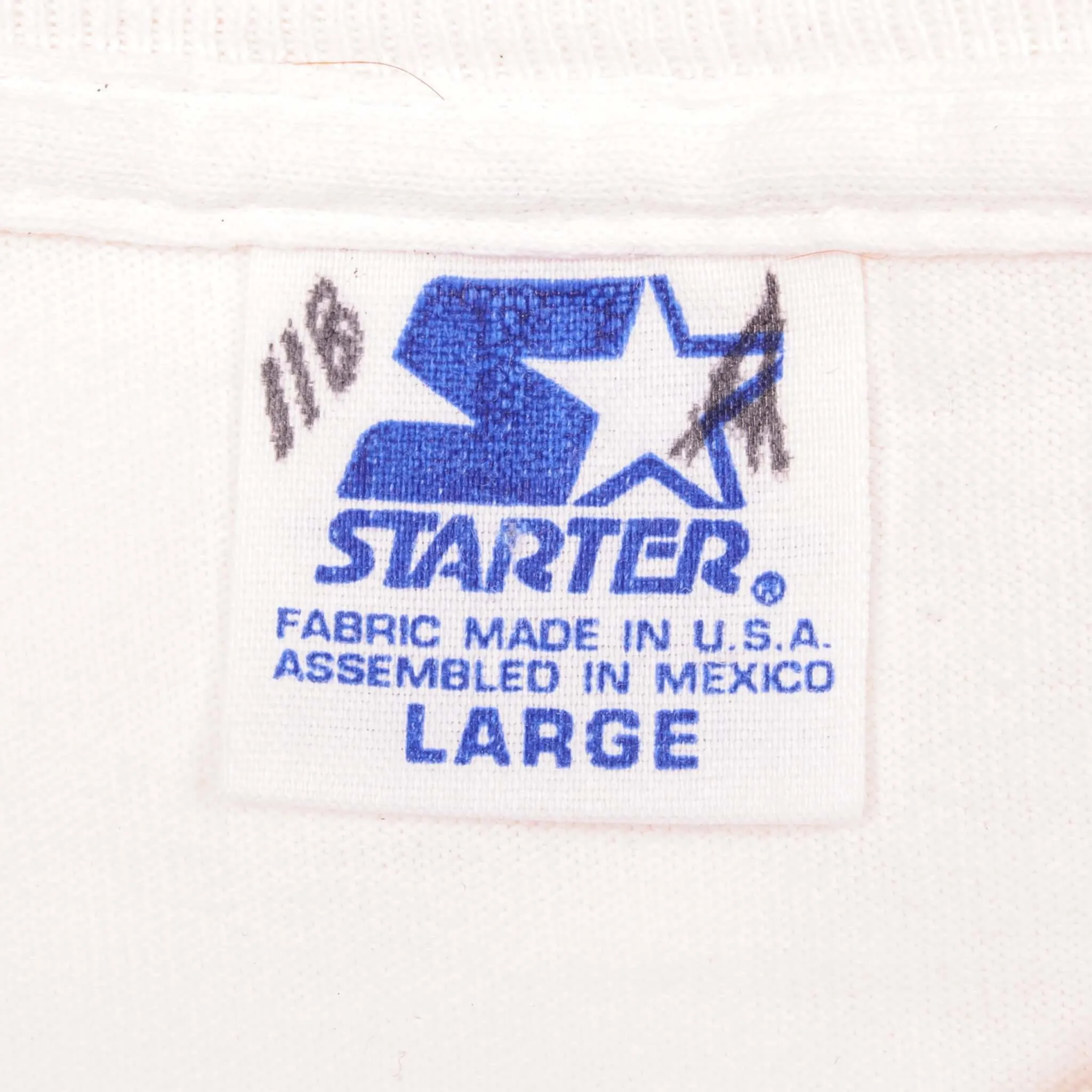 VINTAGE STARTER NBA CHICAGO BULLS TEE SHIRT 1996 SIZE LARGE