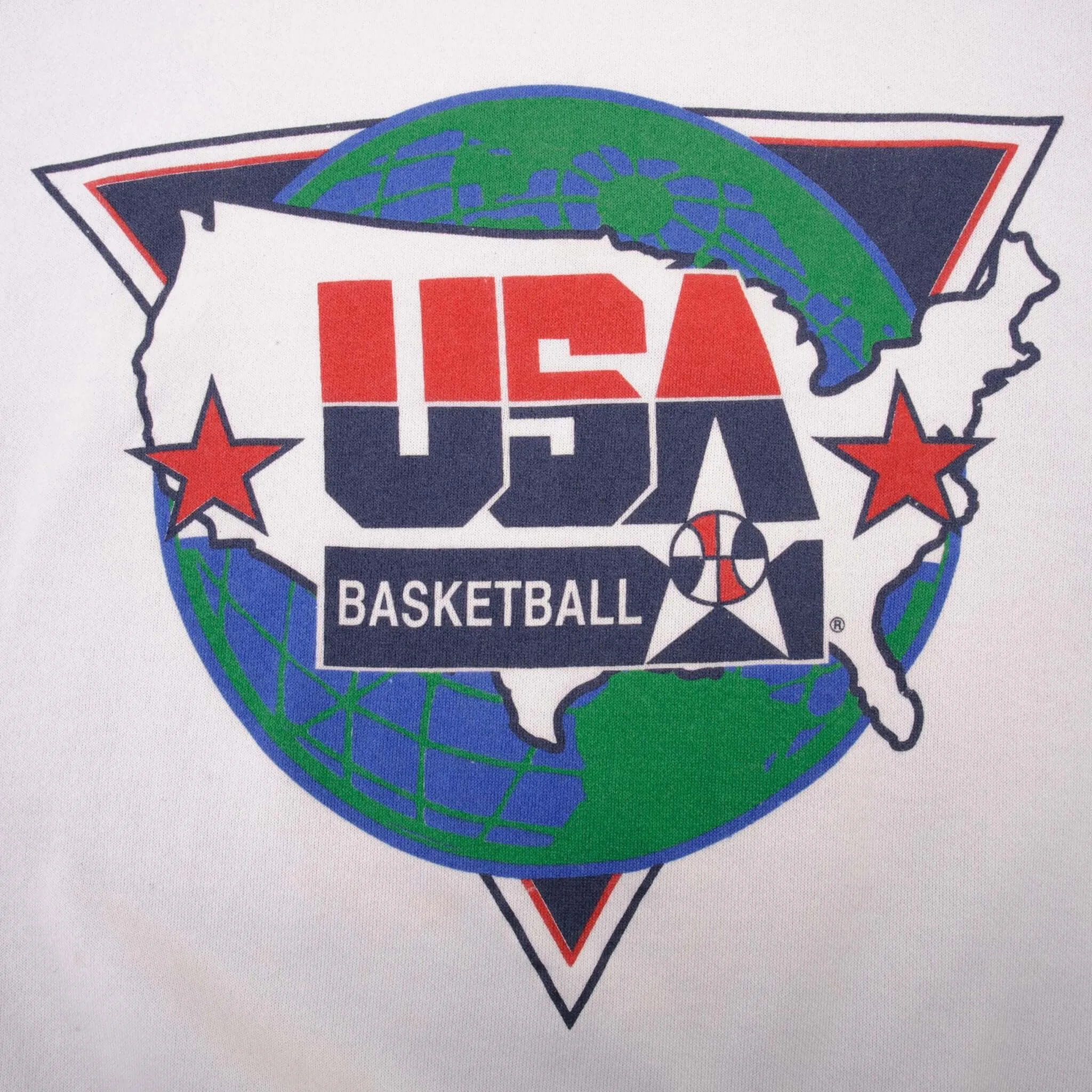 VINTAGE TEAM USA BASKETBALL NBA SWEATSHIRT 1980S SIZE XL MADE IN USA
