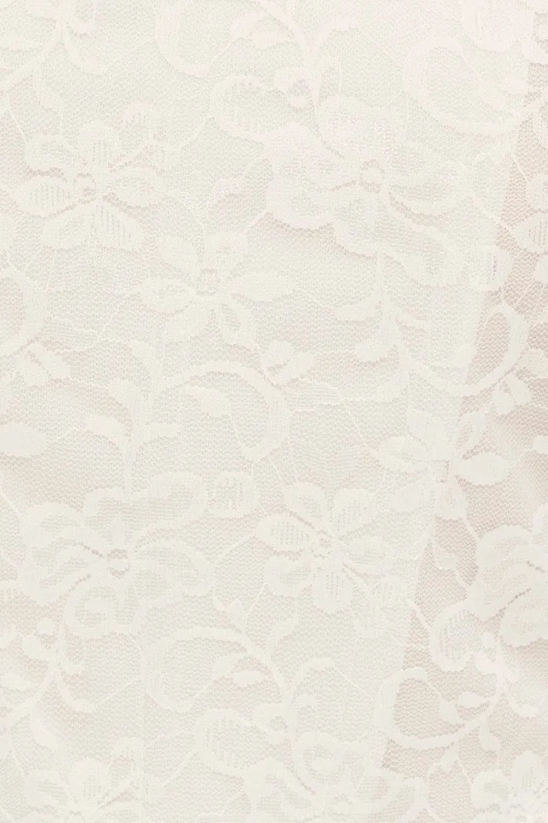 White Lace Corset Sleeveless