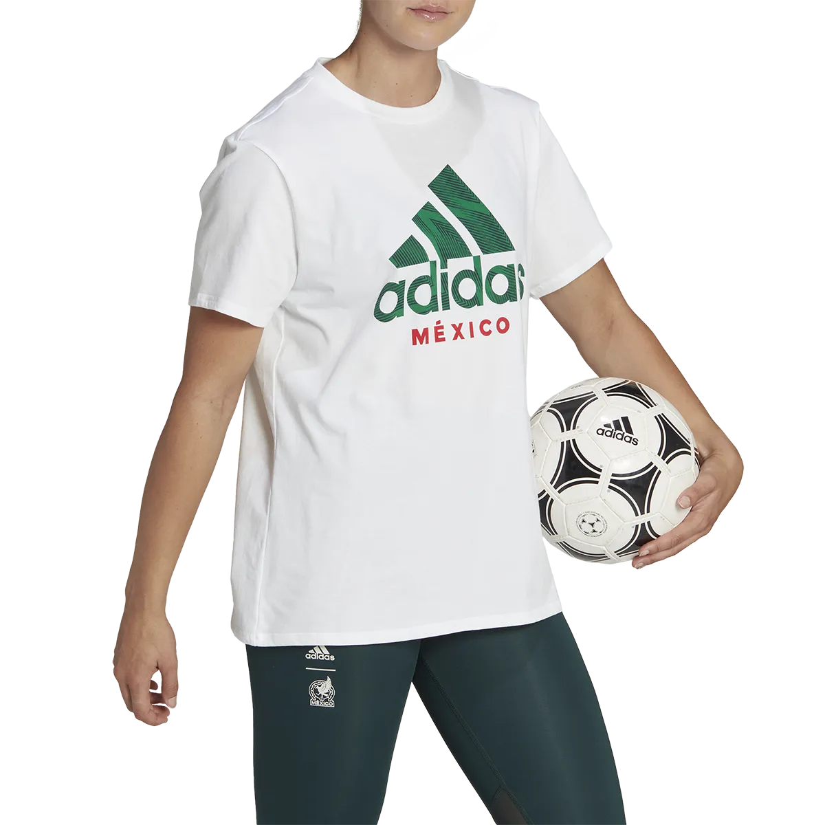 Women's Adidas Mexico Tee World Cup 2022