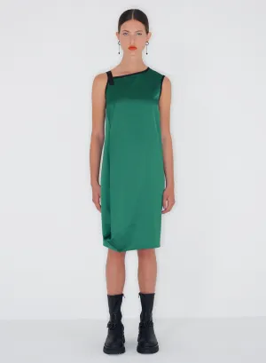 Zannie Dress - Emerald /  Black